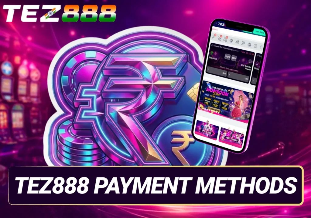 Payment methods provide convenient deposits and secure withdrawals.